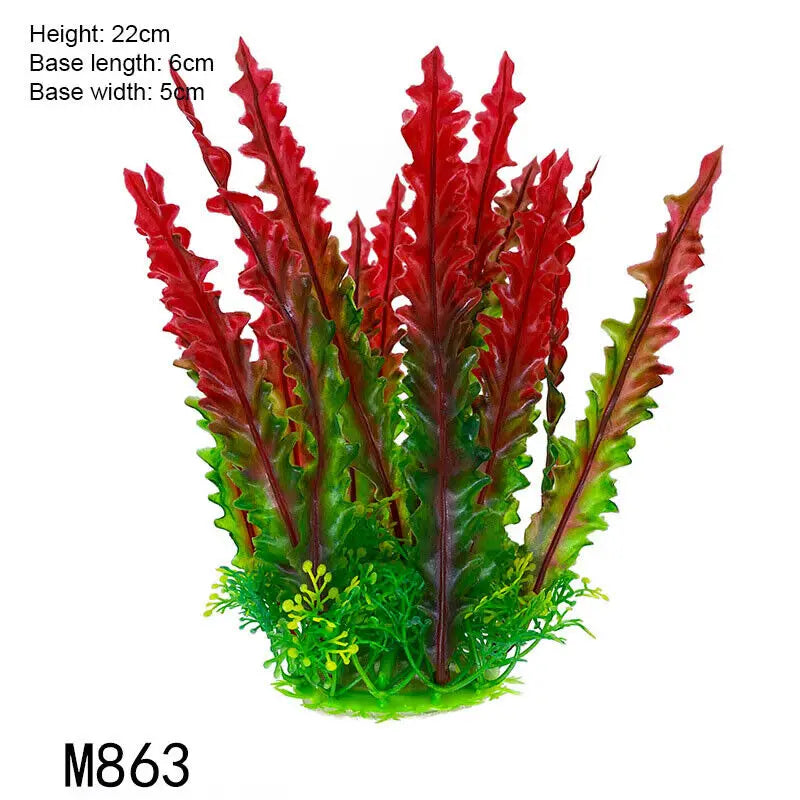 Underwater Plant Aquarium Fish Tank Aquatic artificial Shrub Decoration