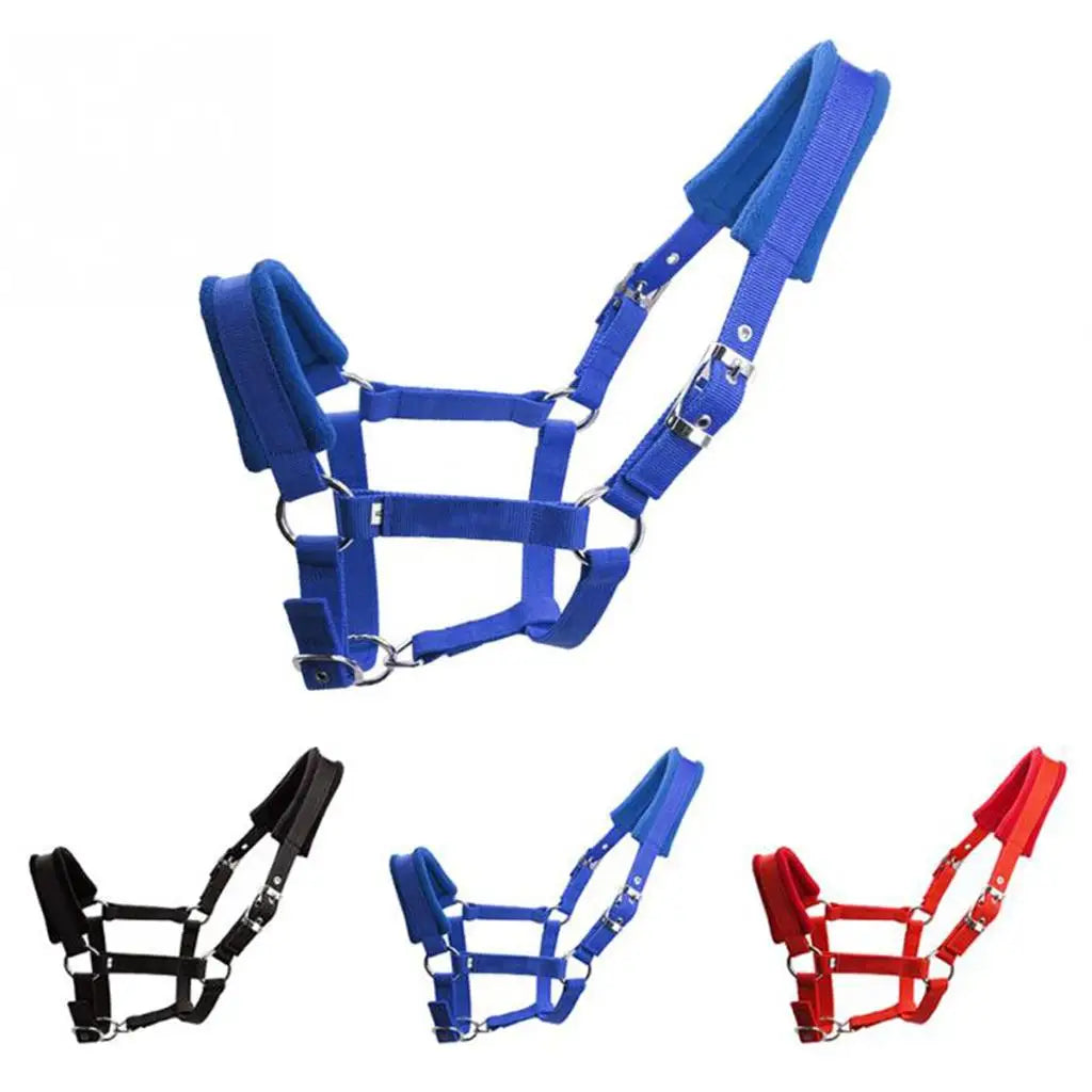 Horse Halter Bridle Rein Detachable Head Collar Strap Stable Protective