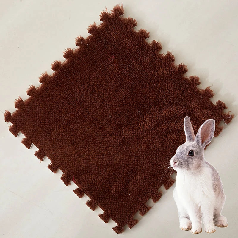 30*30cm 10Pcs Pet Warming Pad EVA Foam Rabbit Guinea Pig Hamster Soft Sleeping Mat Rabbit Sleeping Mat Blanket Bed