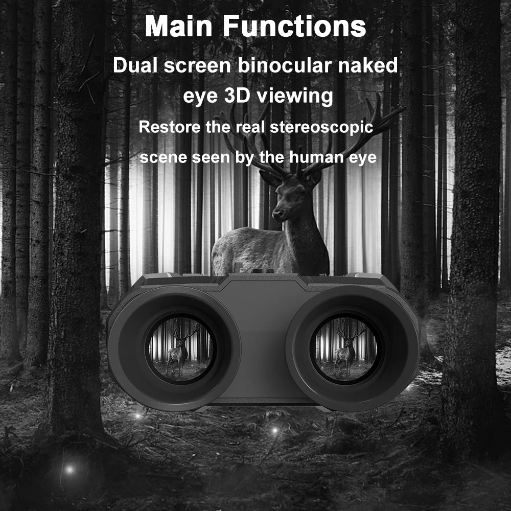 GVDA Infrared Night Vision Binoculars Goggles Device for bird watching Telescope 8X Zooming Head Mounted Night Vision Scope