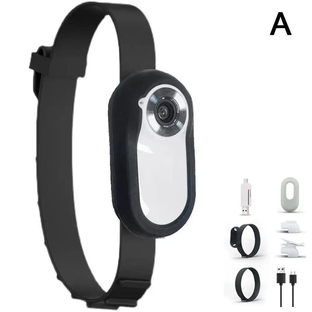 Cat Collar Camera For Pet With Wide Angle Lens Mini Portable Stable Sport Action Body Camera With Video