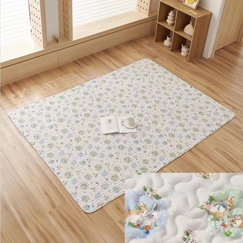 Rabbit Floor Mat Pet Sofa Cushion Training Pad Four Seasons Universal Cage Mat Cat Dog Sleeping Blanket Fence Pad Bunny Supplies