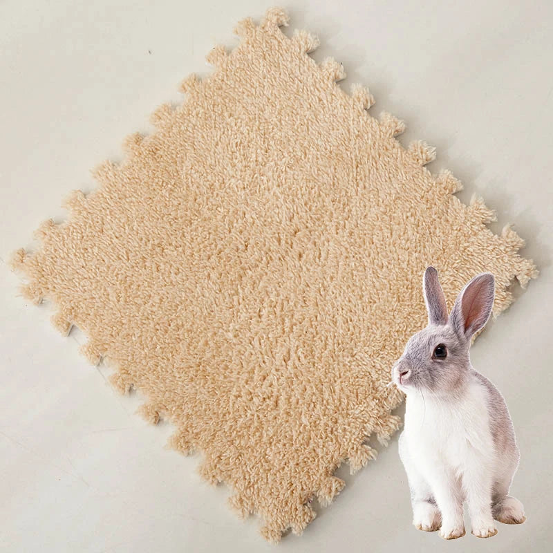 30*30cm 10Pcs Pet Warming Pad EVA Foam Rabbit Guinea Pig Hamster Soft Sleeping Mat Rabbit Sleeping Mat Blanket Bed