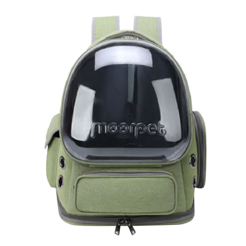 Transparent Pet Carrier Bag Outdoor Travel Backpack for Cats Small Dogs Breathable Carrying Bag