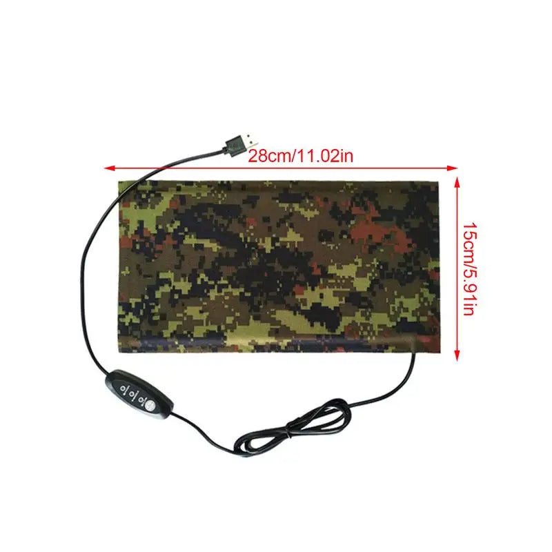 USB Reptile Heating Pad Terrarium Heating Mat Electric Thermal Blanket Warm Heated Mat Pad Reptiles Heat Mat Reptile Accessories