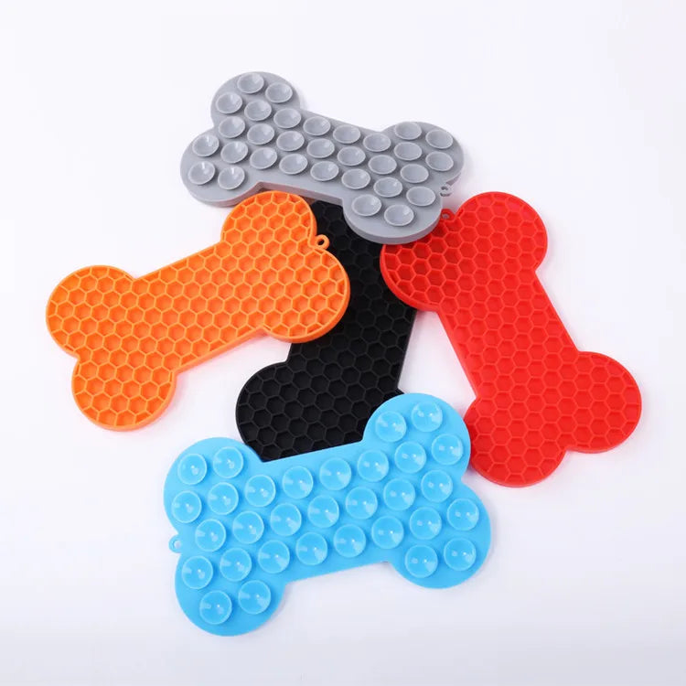 Silicone Licking Mat Slow Food Licking Plate